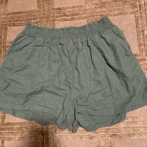 High-waisted Relaxed Shorts